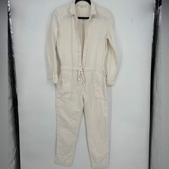 Xirena Truitt Light Pink Cotton Gauze Jumpsuit - Picture 10 of 10